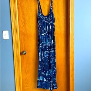 TYSA Eagle Dress in Indigo Seas